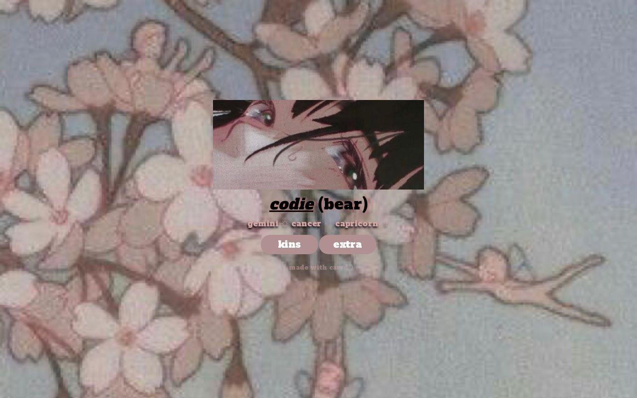Carrd profile picture for @pantie